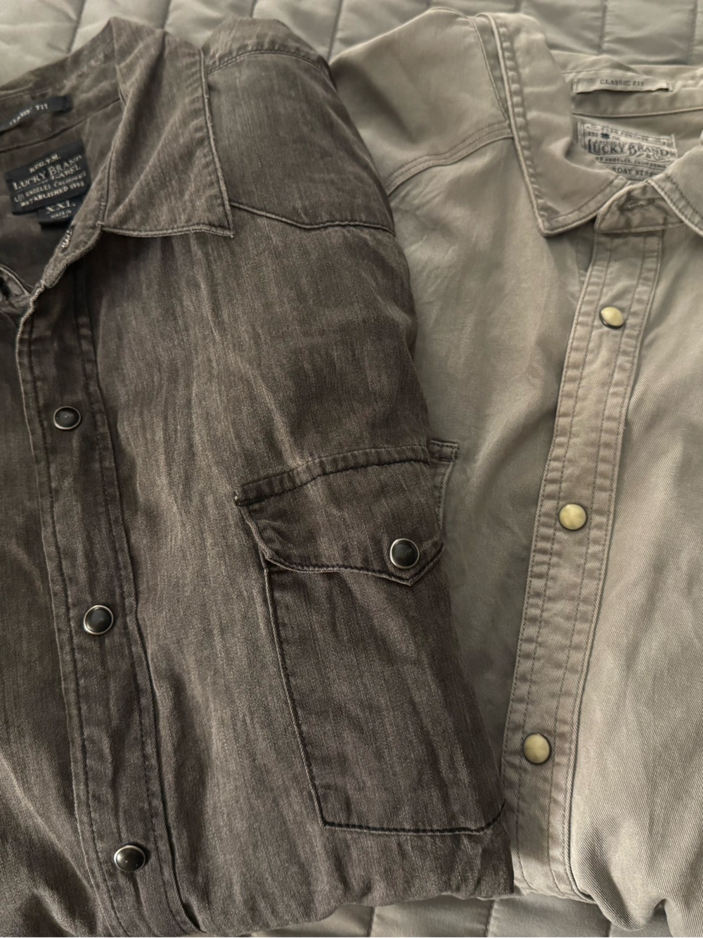 Lucky Brand Men's Button-Down Shirts BUNDLE -XXL
